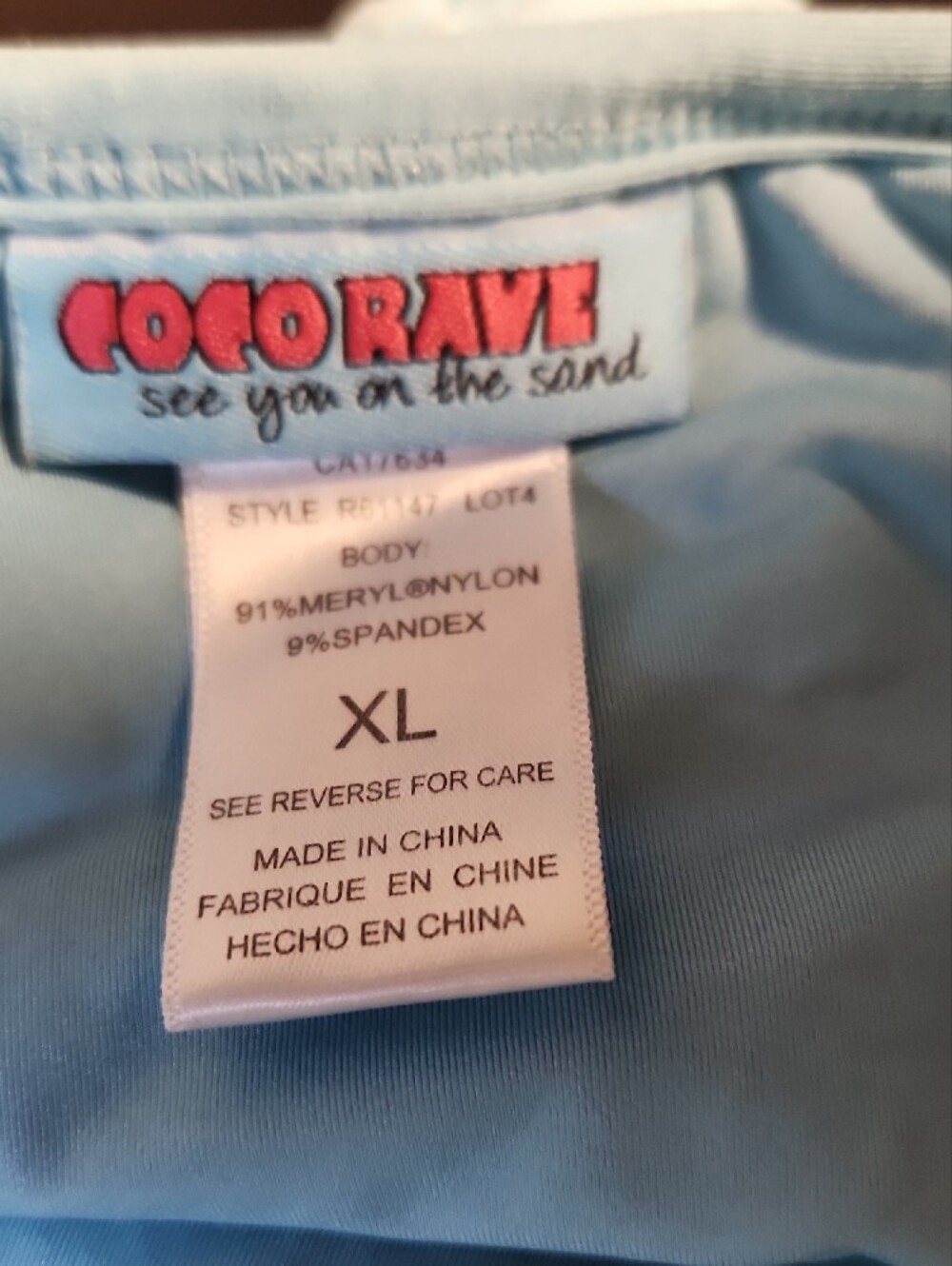 Coco Rave Light Blue Ruffle Two-Piece Girls' Bikini - Picture 8 of 9
